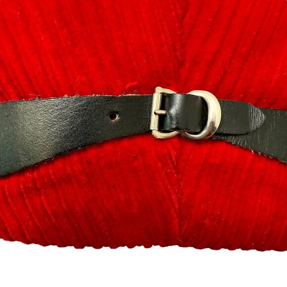 Vintage Cornell Caps Corduroy Hat Ivy League Red Newsboy 7 1/8 Rare Find! - Picture 11 of 15